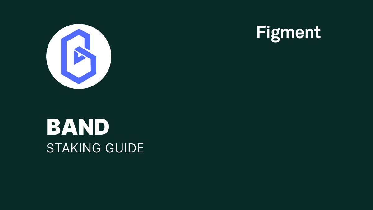 BandChain: Staking Guide - Figment