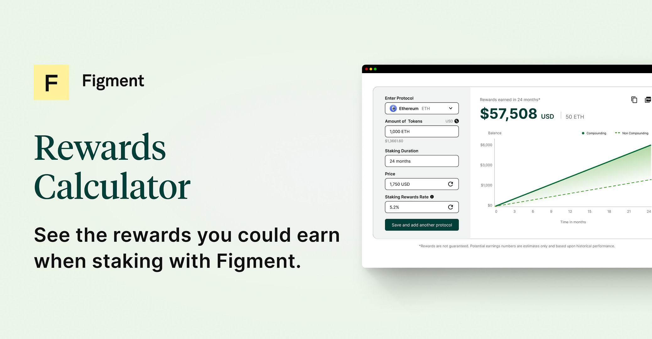 Crypto Staking Rewards Calculator - Figment